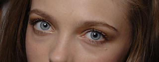 Blauwe ogen Perspectief contactlenzen